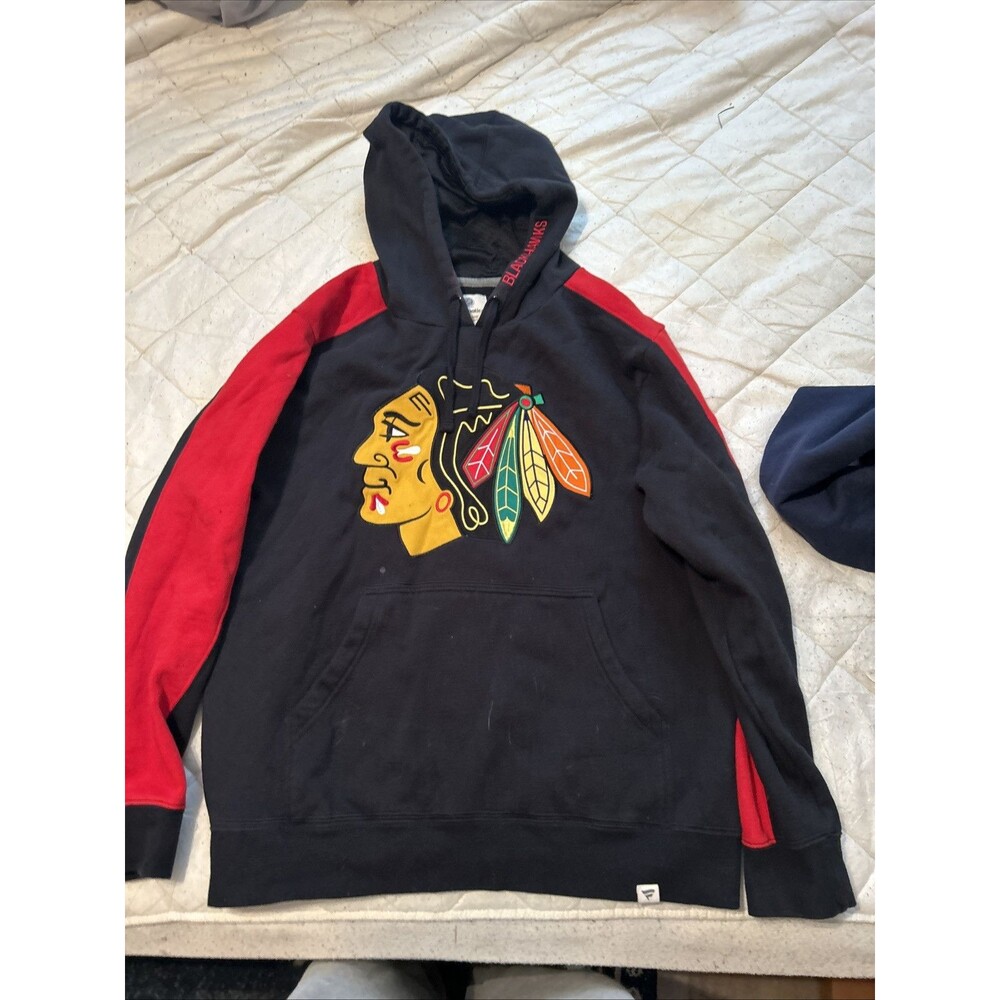 FANATICS CHICAGO BLACKHAWKS HOODIE SIZE L